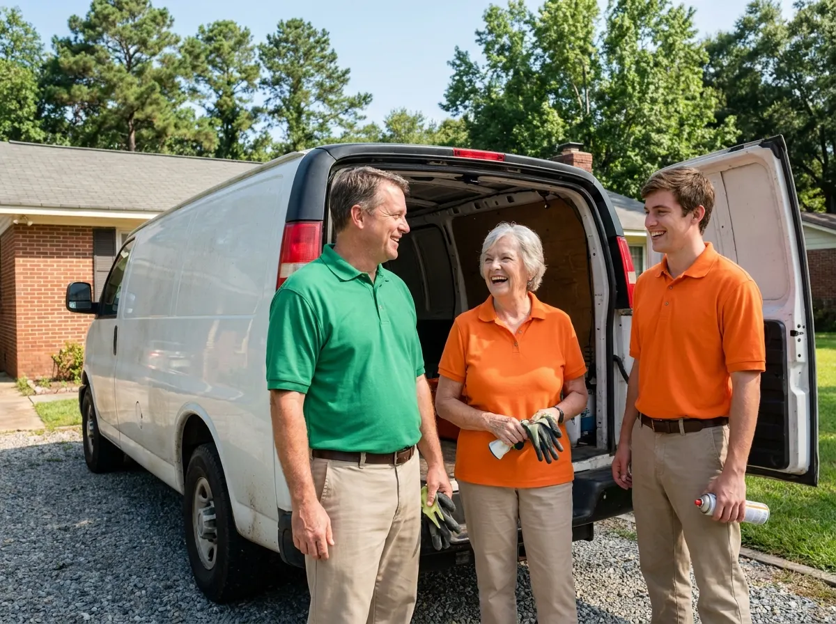 Trivano Pest Assistance pest control service team in Augusta, GA